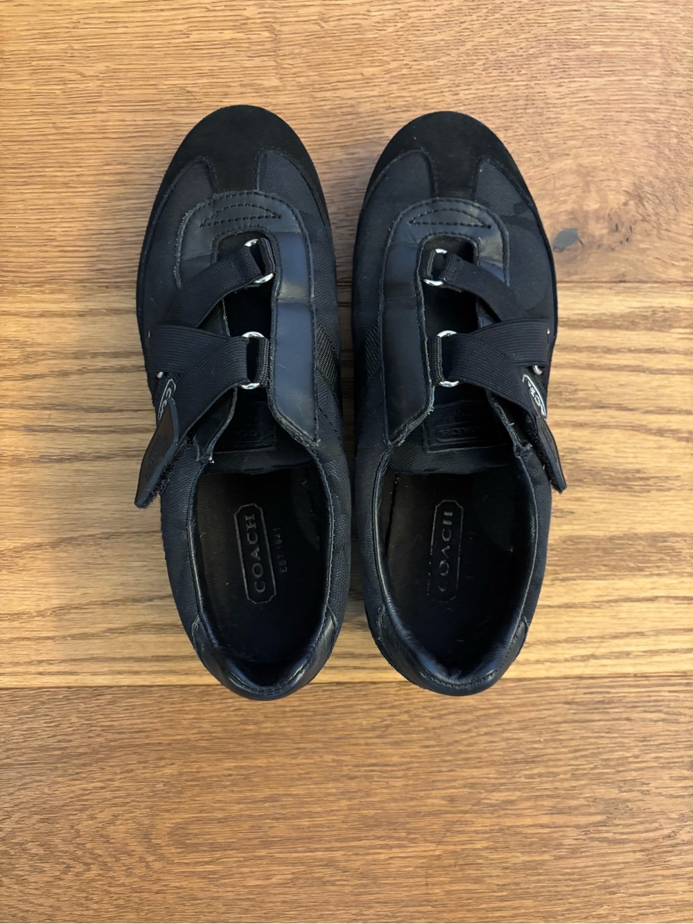 Coach Kyra Black Casual Sneakers - Picture 4 of 8